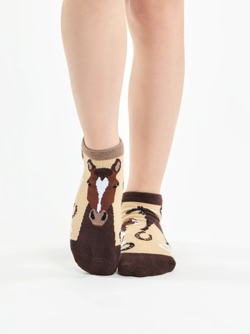 Hľadáte originálny a nezvyčajný darček? Obdarovaného zaručene prekvapí Socquettes rigolotes pour enfants Chevaux