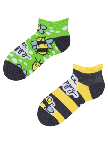 Lifestyle foto Vrolijke enkelsokken voor kinderen Bijen