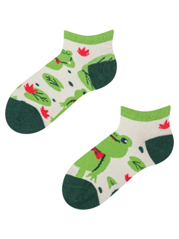 Pre dokonalý a originálny outfit Vesele dječje stopalice Mala žaba