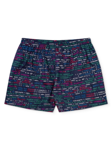 Lifestyle foto Veselé pánské trenky Vývojář 