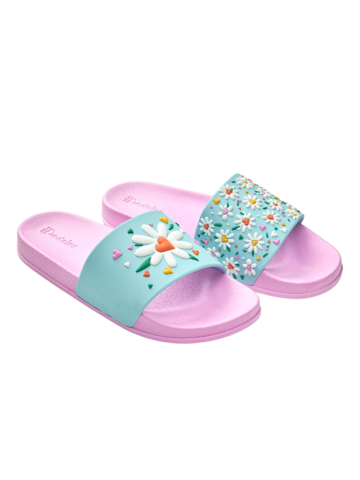 Sleva Veselé pantofle Srdíčka a sedmikrásky