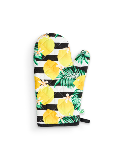 Lifestyle foto Veselý kuchynský set Citróny a pruhy