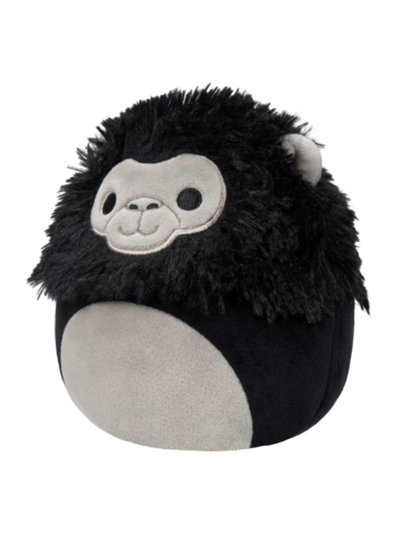Hľadáte originálny a nezvyčajný darček? Obdarovaného zaručene prekvapí SQUISHMALLOWS 2v1 banán Junie a gorila Aron, 13 cm