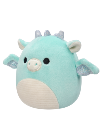 Tip na darček Peluche Squishmallows de 13 cm 2 en 1 Miles le dragon / Lune le Loch Ness