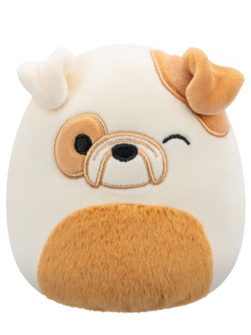 Výjimečný dárek od Dedoles SQUISHMALLOWS 2v1 kočka Geraldine a buldok Brock