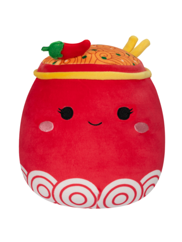 Výpredaj Squishmallows 2 in 1 Odion il noodle rosso fuoco/Illia la salsa sriracha, 13 cm