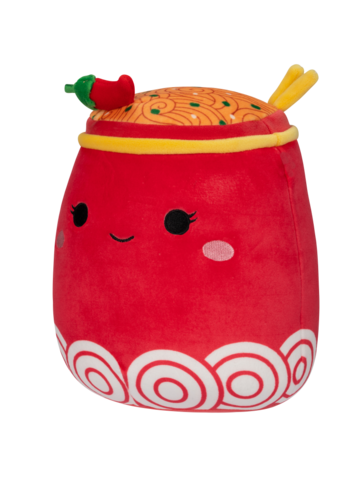 Zľava Squishmallows 2 in 1 Odion il noodle rosso fuoco/Illia la salsa sriracha, 13 cm