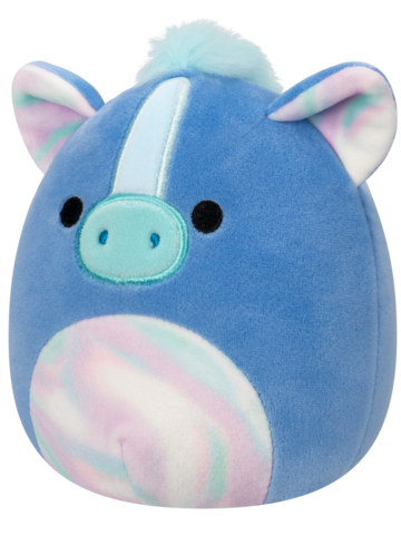 Obrázok produktu Squishmallows 2 in 1 Lexis il panda viola e rosso/Romano l’ippocampo blu, 13 cm