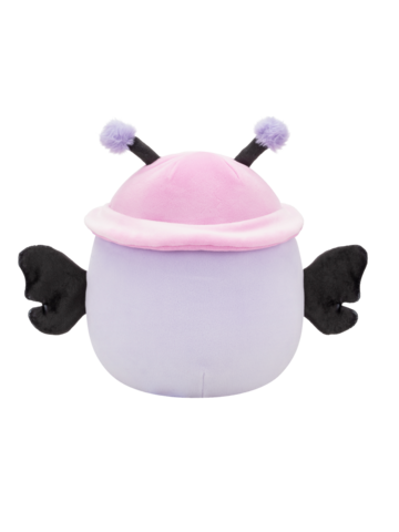 Lifestyle foto Squishmallows Bibiana la farfalla monarca con cappellino e fiori, 20 cm