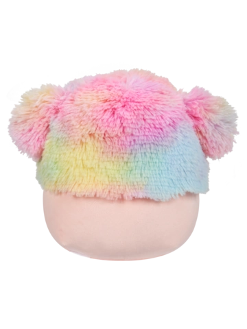 Tip na darček Squishmallows Diane the Peach Bigfoot met regenbooghaar, 20 cm