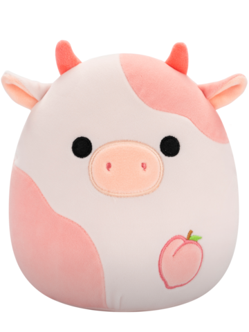 Výpredaj SQUISHMALLOWS Broskyňová kravička Lilaz, 20 cm