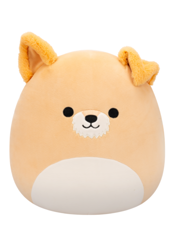 Potešte sa týmto kúskom Dedoles Squishmallows Cooper il cane fulvo con la pancia bianca, 30 cm