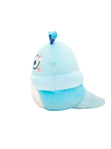 Obrázok produktu Peluche Squishmallows de 20 cm Cordelia bookworm bleue portant des lunettes décorées de fleurs