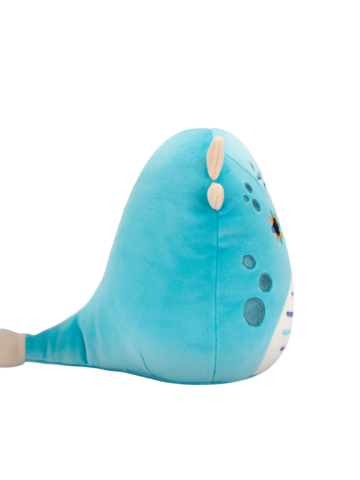 Potešte sa týmto kúskom Dedoles Squishmallows Janicza l'anchilosauro Day of the Dead blu-verde, 20 cm