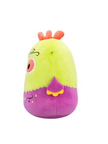 Lifestyle foto Плюшена играчка Squishmallows от серията Day of the Dead, Зелено-лилавият петел Ампаро, 20 см