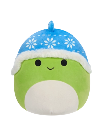 Výnimočný darček od Dedoles Squishmallows Zeleni dinozaver Danny z modro kapo, 20 cm