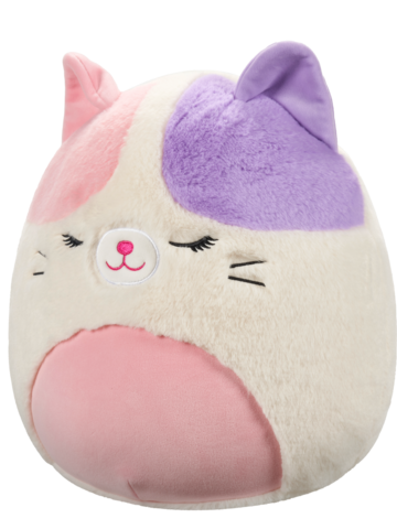 Kiárusítás SQUISHMALLOWS Fuzzamallows Nell, a kalikó macska, 30 cm
