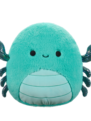 Zľava Squishmallows Fuzzamallows Carpio lo scorpione blu-verde, 30 cm