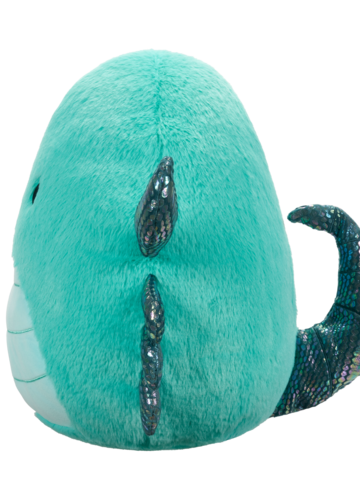 Potešte sa týmto kúskom Dedoles Squishmallows Fuzzamallows Carpio lo scorpione blu-verde, 30 cm