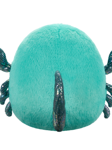 Lifestyle foto Squishmallows Fuzzamallows Carpio lo scorpione blu-verde, 30 cm