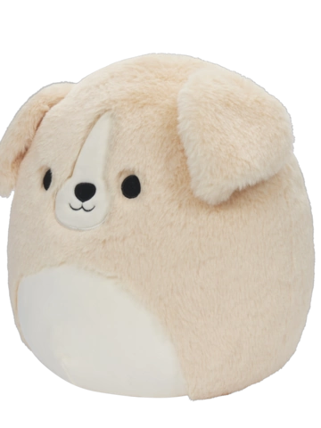 Obrázok produktu Peluche Squishmallows de 30 cm Fuzzamallows Stevon le chien beige