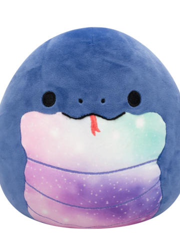 Obrázok produktu Плюшена играчка Squishmallow Морскосинята змия с космическо коремче Херман, 20 см