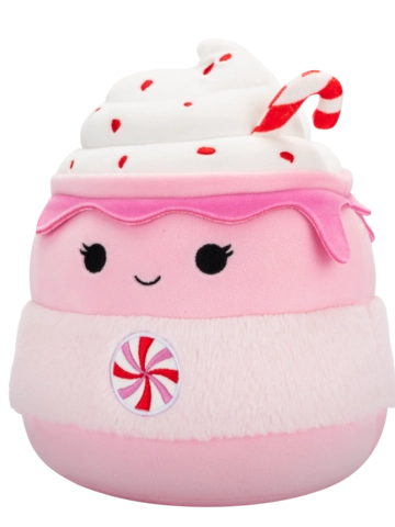 Výpredaj Squishmallows Ethel de roze suikerspin warme chocolade, 20 cm