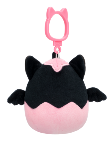 ОТСТЪПКА Ключодържател Squishmallows Прилепът в розов тиквен фенер Емили, 9 см