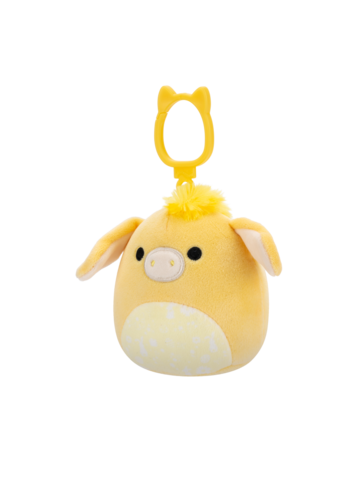 Obrázok produktu Плюшена играчка-висулка Squishmallows Жълтото магаренце Гавин, 9 см