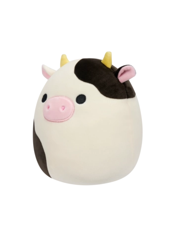 Potešte sa týmto kúskom Dedoles Squishmallows Connor de zwart-witte koe, 20 cm