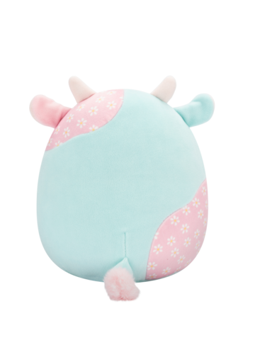 Výnimočný darček od Dedoles Плюшена играчка Squishmallows Ментово-розовата кравичка Ямарис, 20 см