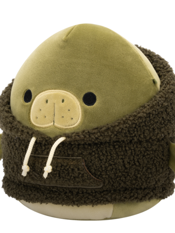 Potešte sa týmto kúskom Dedoles Плюшена играчка Squishmallows Морската крава Уустър с топъл суитшърт, 20 см