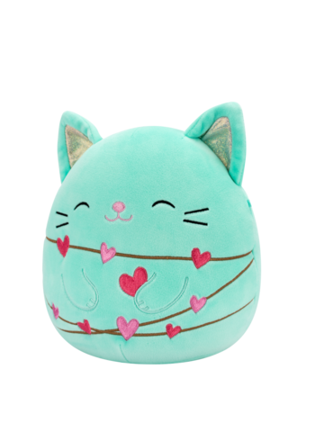 Tip na darček Squishmallows Charisma il gatto color menta, 20 cm