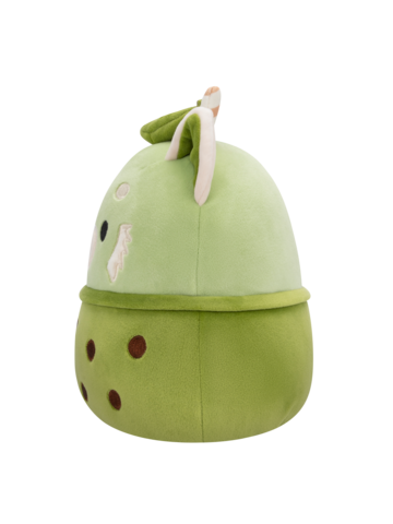 Hľadáte originálny a nezvyčajný darček? Obdarovaného zaručene prekvapí Squishmallows Eitan, il panda rosso Matcha con Boba, 20 cm