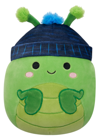 Eredeti ajándék a Dedolestől SQUISHMALLOWS Trenton, a sapkás imádkozó sáska, 20 cm