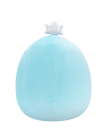 ОТСТЪПКА Плюшена играчка Squishmallows, Светлозелената коледна елха със снежни гирлянди Кейко, 20 см