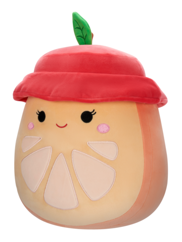 Eredeti és szokatlan ajándékot keres? a megajándékozottat garantáltan meglepi SQUISHMALLOWS Celia narancs szelet, 30 cm