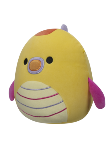 Pre dokonalý a originálny outfit Плюшена играчка Squishmallows Жълтият морски дракон Леиф с раирано коремче, 20 см