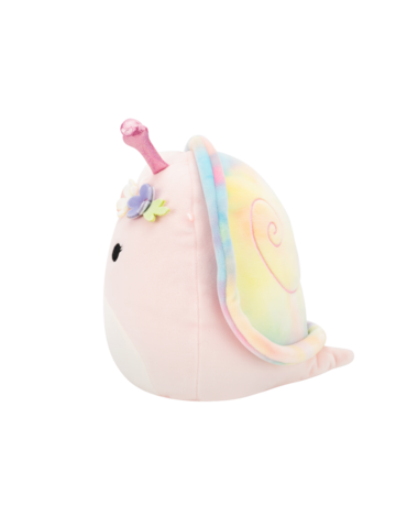 Szerezzen magának örömet ezzel a Dedoles darabbal SQUISHMALLOWS Silvina, a rózsaszín csiga, 20 cm