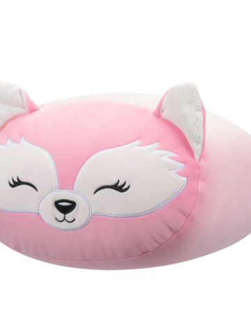 Pre dokonalý a originálny outfit Squishmallows Stackables Rhiannon la volpe rosa con occhi chiusi, 30 cm