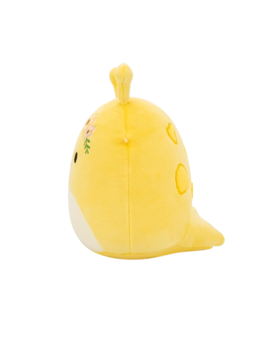 Obrázok produktu Peluche Squishmallows de 20 cm Zarina la limace banane jaune avec des fleurs