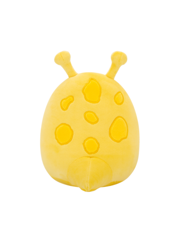 Hľadáte originálny a nezvyčajný darček? Obdarovaného zaručene prekvapí Плюшена играчка Squishmallows, Жълтият гол охлюв Зарина с цветя, 20 см