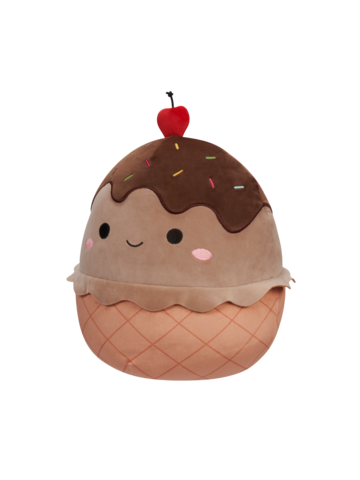 Hľadáte originálny a nezvyčajný darček? Obdarovaného zaručene prekvapí Peluche Squishmallows de 30 cm Marta la coupe glacée au chocolat