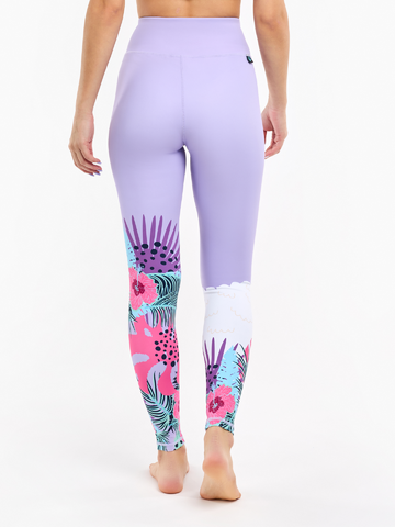 Pre dokonalý a originálny outfit Gym Leggings Llama & Flowers