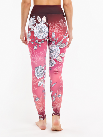 Pre dokonalý a originálny outfit Gym Leggings Tender Roses
