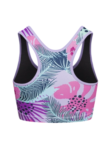 Lifestyle foto Veselý športový top Lama a kvety