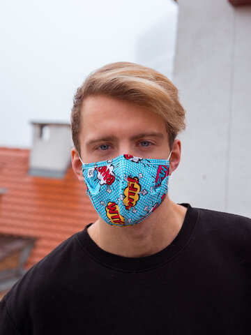 Hľadáte originálny a nezvyčajný darček? Obdarovaného zaručene prekvapí Mascherina Buonumore Fumetti