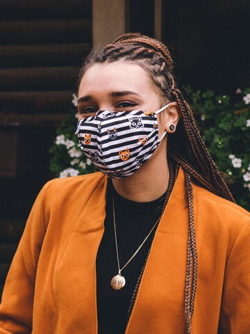 Obrázok produktu Veselé rúško Mačky a pruhy