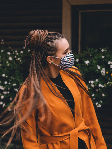 Výpredaj Veselé rúško Mačky a pruhy