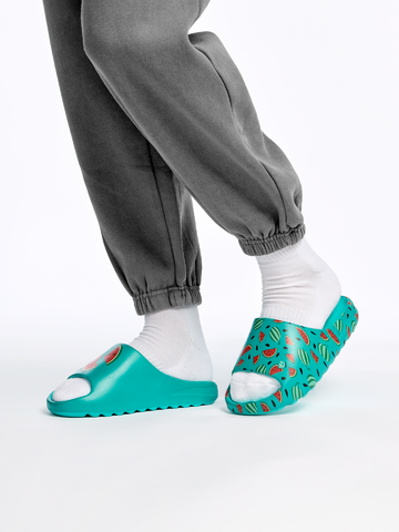 Ajándék tipp Vidám, chunky papucs Dinnyeszezon